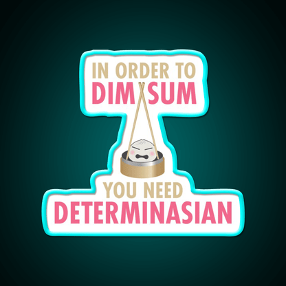 Dim Sum Determinasian Led Neon Sign Chinese Food Rgb Color - Shineneon