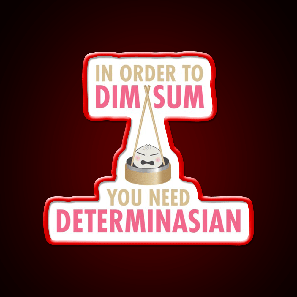 Dim Sum Determinasian Led Neon Sign Chinese Food Rgb Color - Shineneon
