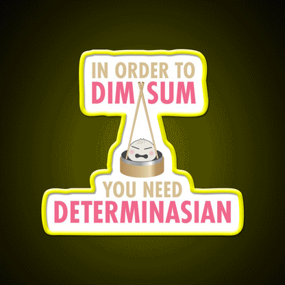 Dim Sum Determinasian Led Neon Sign Chinese Food Rgb Color