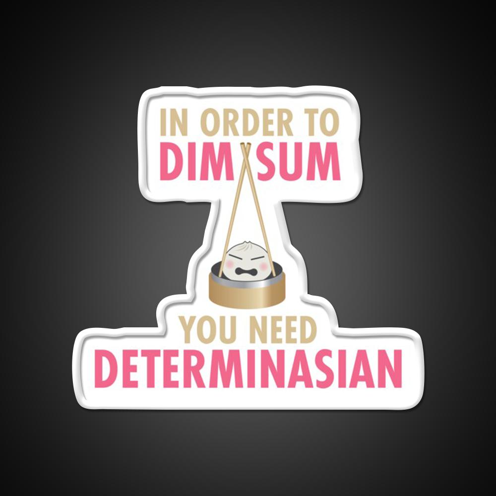 Dim Sum Determinasian Led Neon Sign Chinese Food Rgb Color