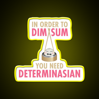 Dim Sum Determinasian Led Neon Sign Chinese Food Rgb Color