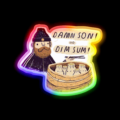 Dim Sum Led Neon Sign Chinese Food Rgb Color