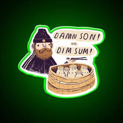 Dim Sum Led Neon Sign Chinese Food Rgb Color