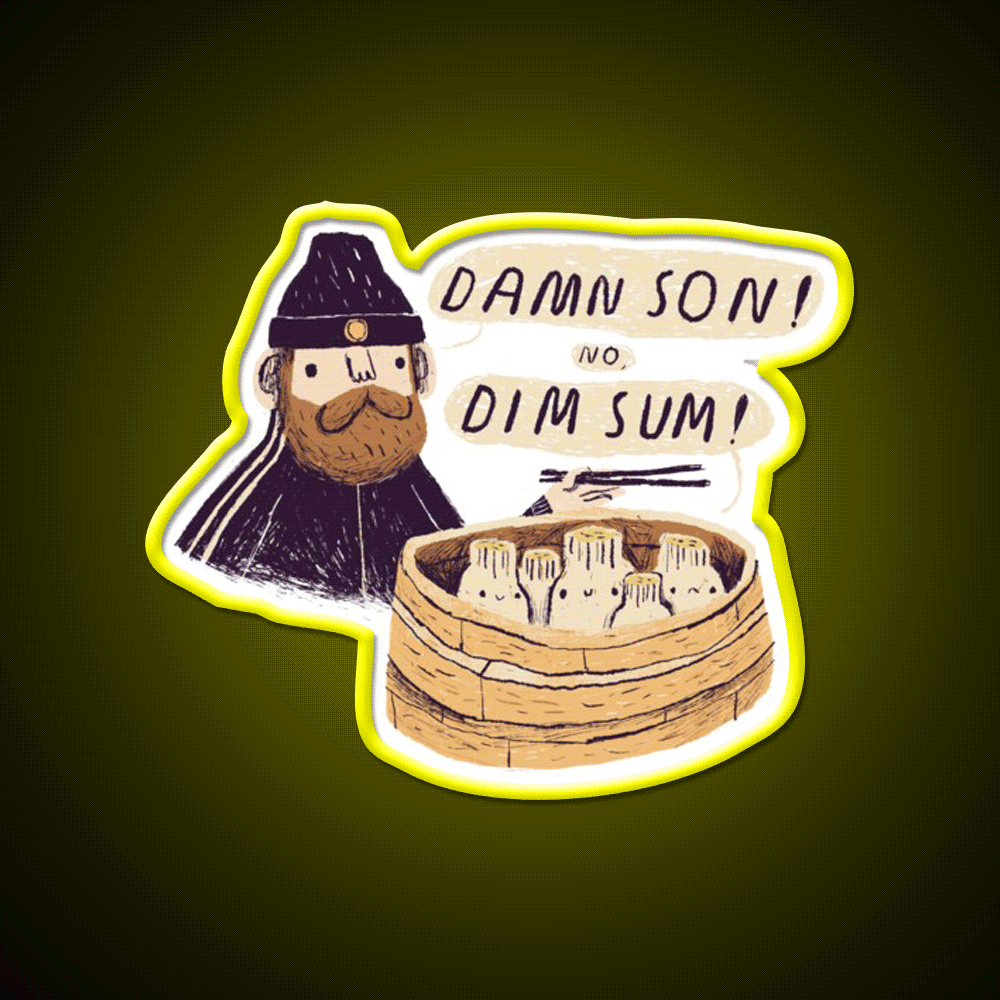 Dim Sum Led Neon Sign Chinese Food Rgb Color