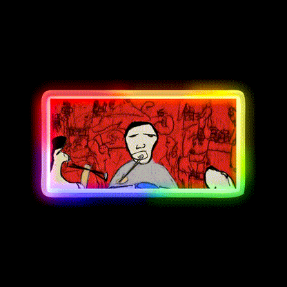 Dim Sum Led Neon Sign Chinese Food Wall Art Rgb Color