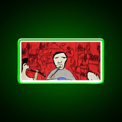 Dim Sum Led Neon Sign Chinese Food Wall Art Rgb Color