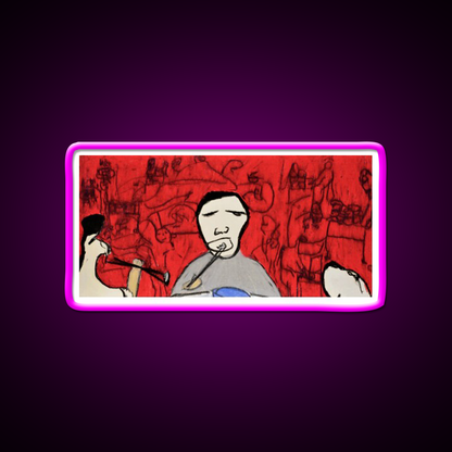 Dim Sum Led Neon Sign Chinese Food Wall Art Rgb Color