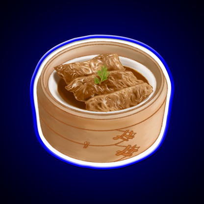 Dim Sum Tofu Skin Led Neon Sign Chinese Food Rgb Color