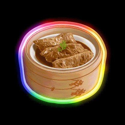 Dim Sum Tofu Skin Led Neon Sign Chinese Food Rgb Color