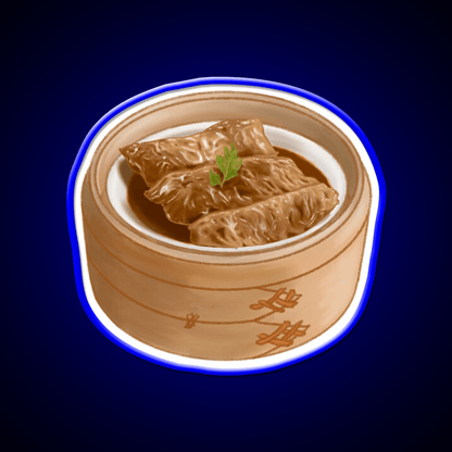 Dim Sum Tofu Skin Led Neon Sign Chinese Food Rgb Color - Shineneon