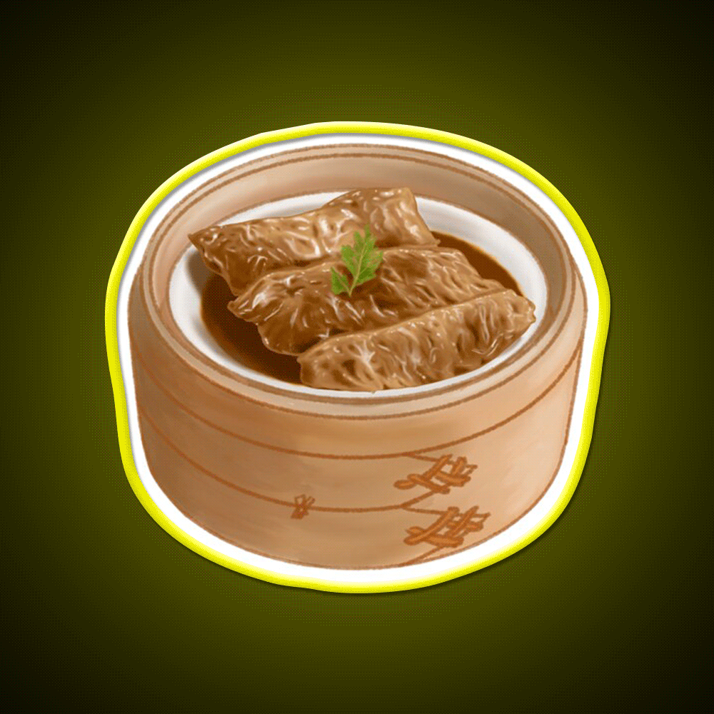 Dim Sum Tofu Skin Led Neon Sign Chinese Food Rgb Color