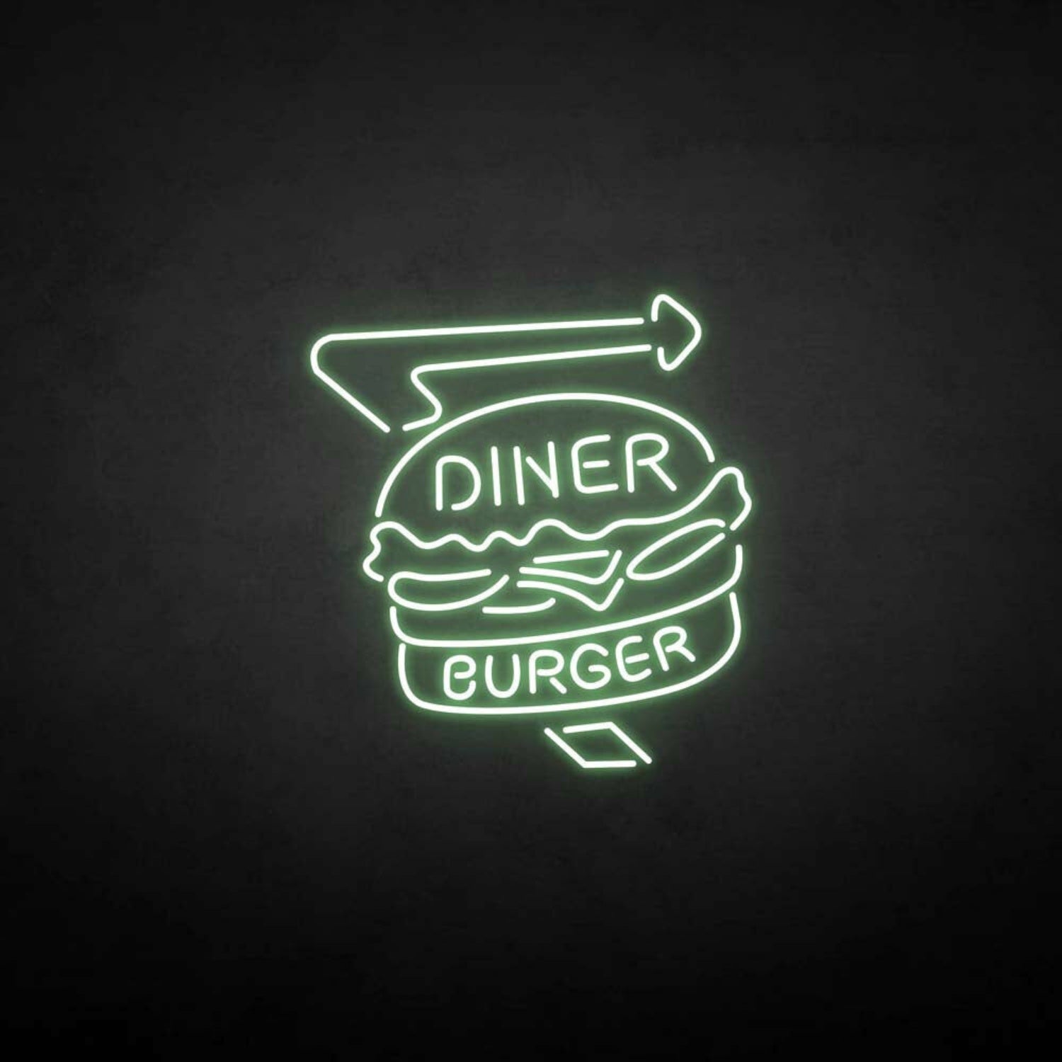 Diner Burger Led Neon Sign | Shineneon