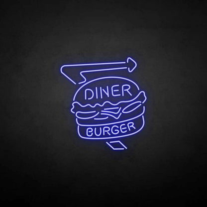 Diner Burger Led Neon Sign | Shineneon