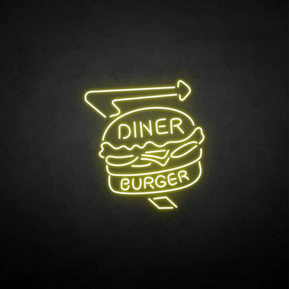 Diner Burger Led Neon Sign | Shineneon