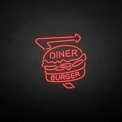 Diner Burger Led Neon Sign | Shineneon