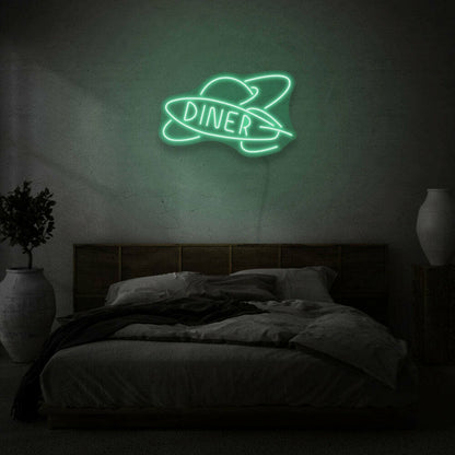 Diner In Space Neon Out-Of-This-World Eating Experience | Shineneon