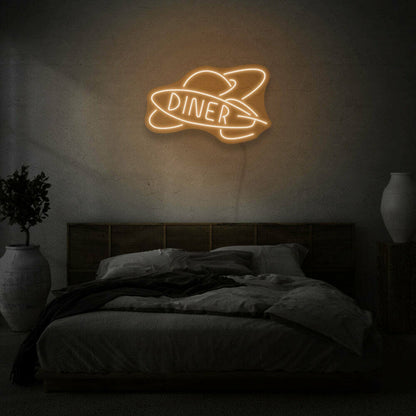 Diner In Space Neon Out-Of-This-World Eating Experience | Shineneon