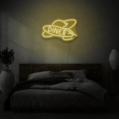 Diner In Space Neon Out-Of-This-World Eating Experience | Shineneon