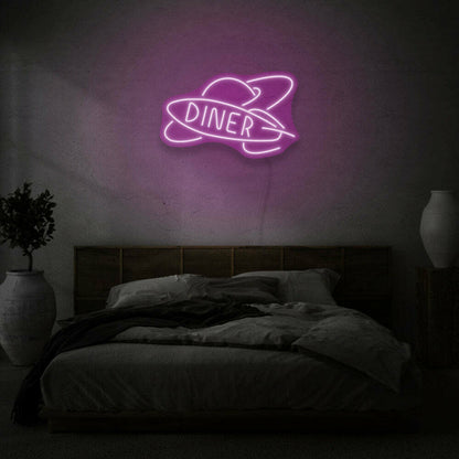 Diner In Space Neon Out-Of-This-World Eating Experience | Shineneon