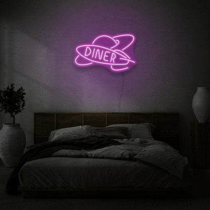 Diner In Space Neon Out-Of-This-World Eating Experience | Shineneon