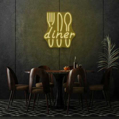 Diner Neon Classic American Eatery Vibes | Shineneon