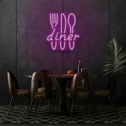 Diner Neon Classic American Eatery Vibes | Shineneon