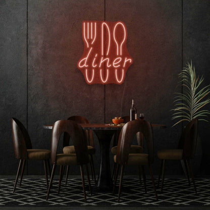 Diner Neon Classic American Eatery Vibes | Shineneon