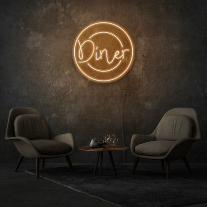 Diner On A Plate Neon Nostalgic Eats And Treats | Shineneon
