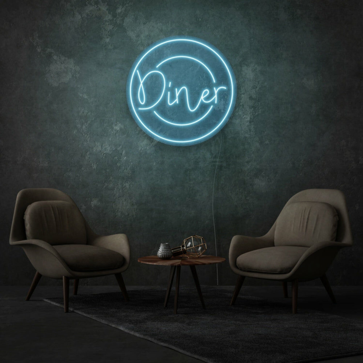 Diner On A Plate Neon Nostalgic Eats And Treats | Shineneon