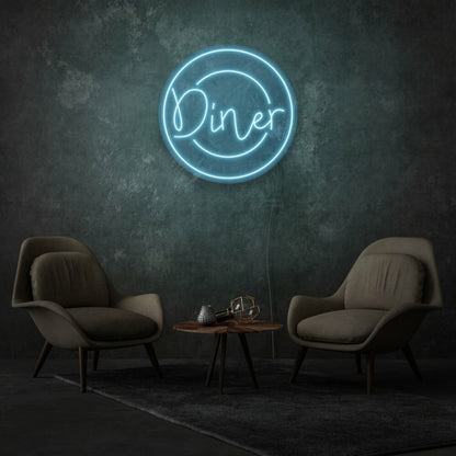 Diner On A Plate Neon Nostalgic Eats And Treats | Shineneon