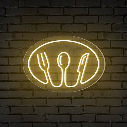 Dining Experience 4 In 1 Tableware Led Neon Sign Home Decor Restaurants | Shineneon