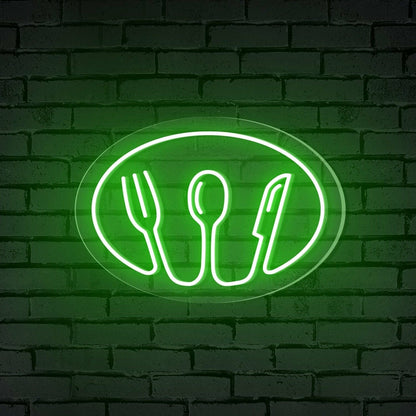 Dining Experience 4 In 1 Tableware Led Neon Sign Home Decor Restaurants | Shineneon
