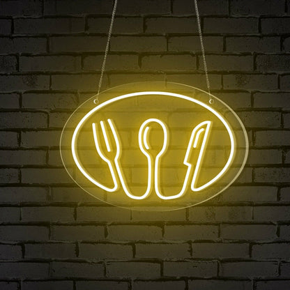 Dining Experience 4 In 1 Tableware Led Neon Sign Home Decor Restaurants | Shineneon