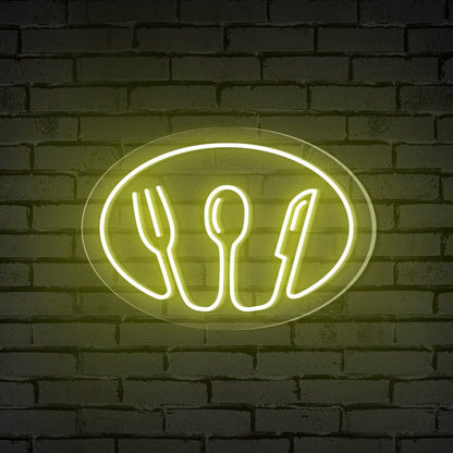 Dining Experience 4 In 1 Tableware Led Neon Sign Home Decor Restaurants | Shineneon
