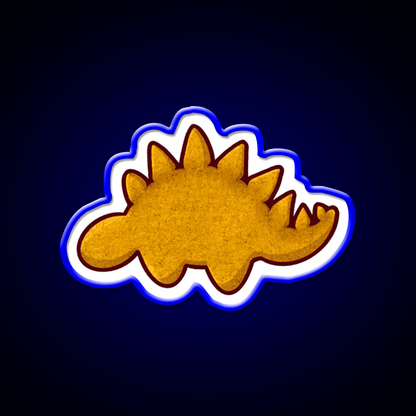 Dino Nugget Steg Snack Food Led Neon Sign Rgb Color - Shineneon