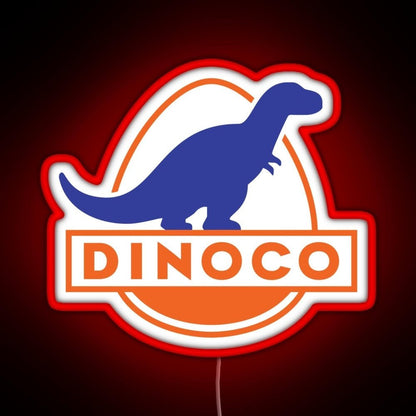 Dinoco Cars Rgb Led Neon Sign Pop Wall Art - Shineneon