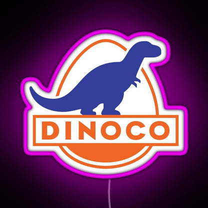 Dinoco Cars Rgb Led Neon Sign Pop Wall Art - Shineneon