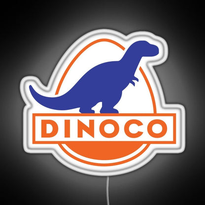 Dinoco Cars Rgb Led Neon Sign Pop Wall Art - Shineneon