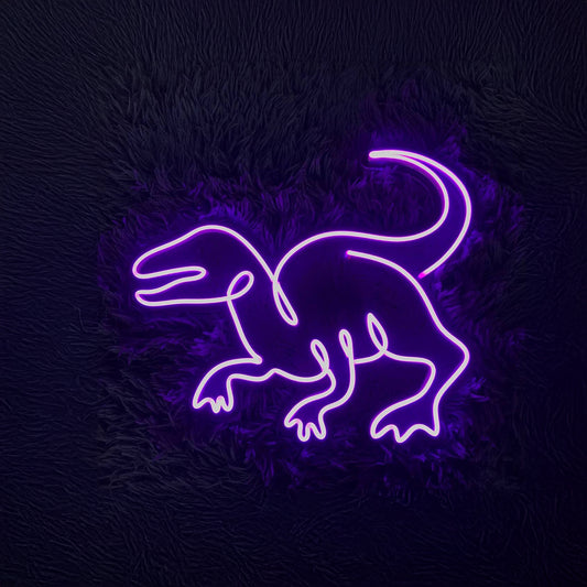 Dinosaur Neon Sign Custom Home Decor