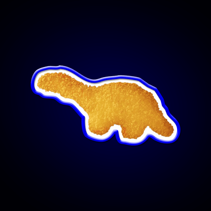 Dinosaur Nugget Fast Food Led Neon Sign For Burger Place Rgb Color - Shineneon