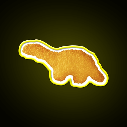 Dinosaur Nugget Fast Food Led Neon Sign For Burger Place Rgb Color - Shineneon