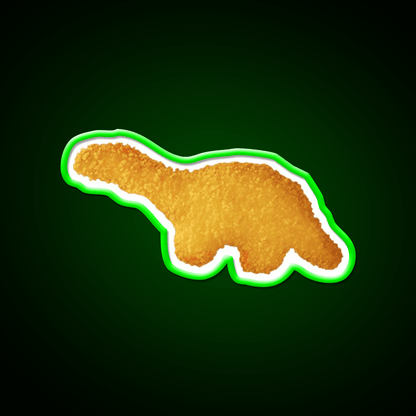 Dinosaur Nugget Fast Food Led Neon Sign For Burger Place Rgb Color - Shineneon