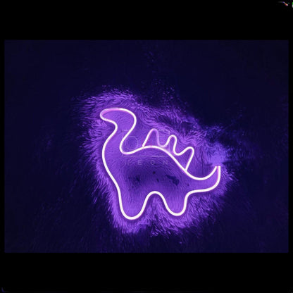 Dinosaur Purple Led Neon Sign For Kids Room Creative Space Decor | Shineneon