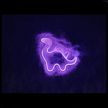 Dinosaur Purple Led Neon Sign For Kids Room Creative Space Decor | Shineneon
