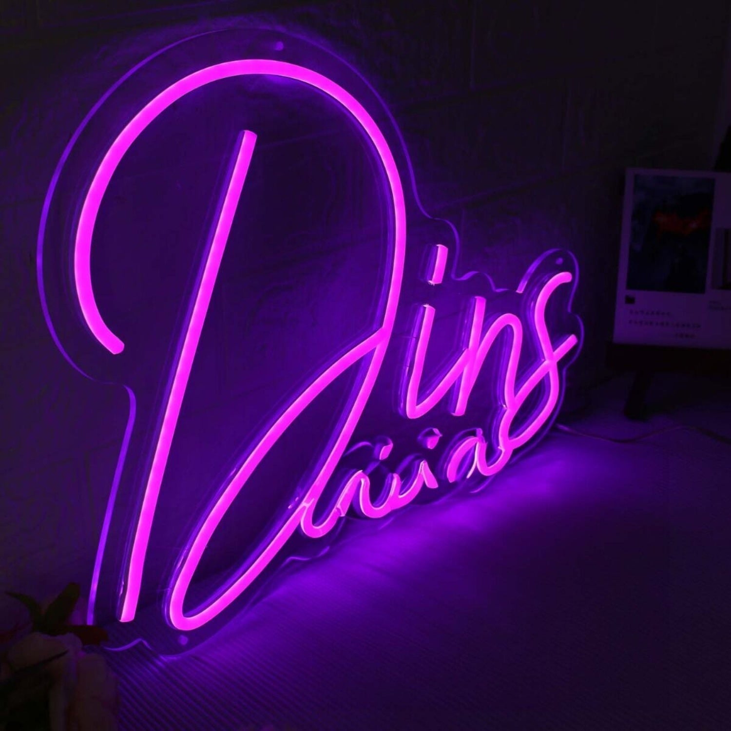 Dins Pink Led Neon Sign - Shineneon