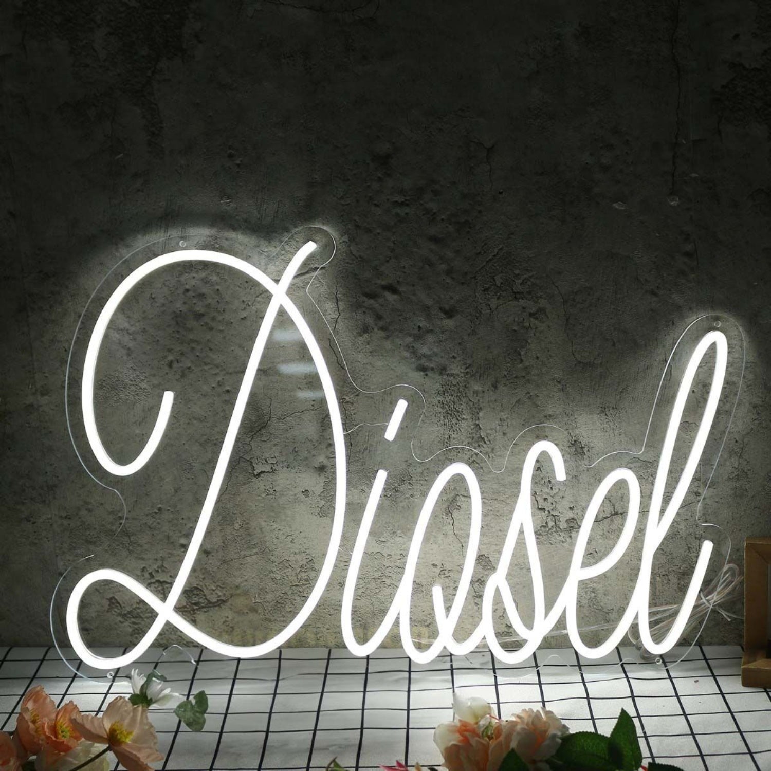 Diosel White Led Neon Sign - Shineneon