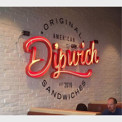 Dipwich 3D Frontlit And Backlit Channel Letter Led Light Sign - Shineneon