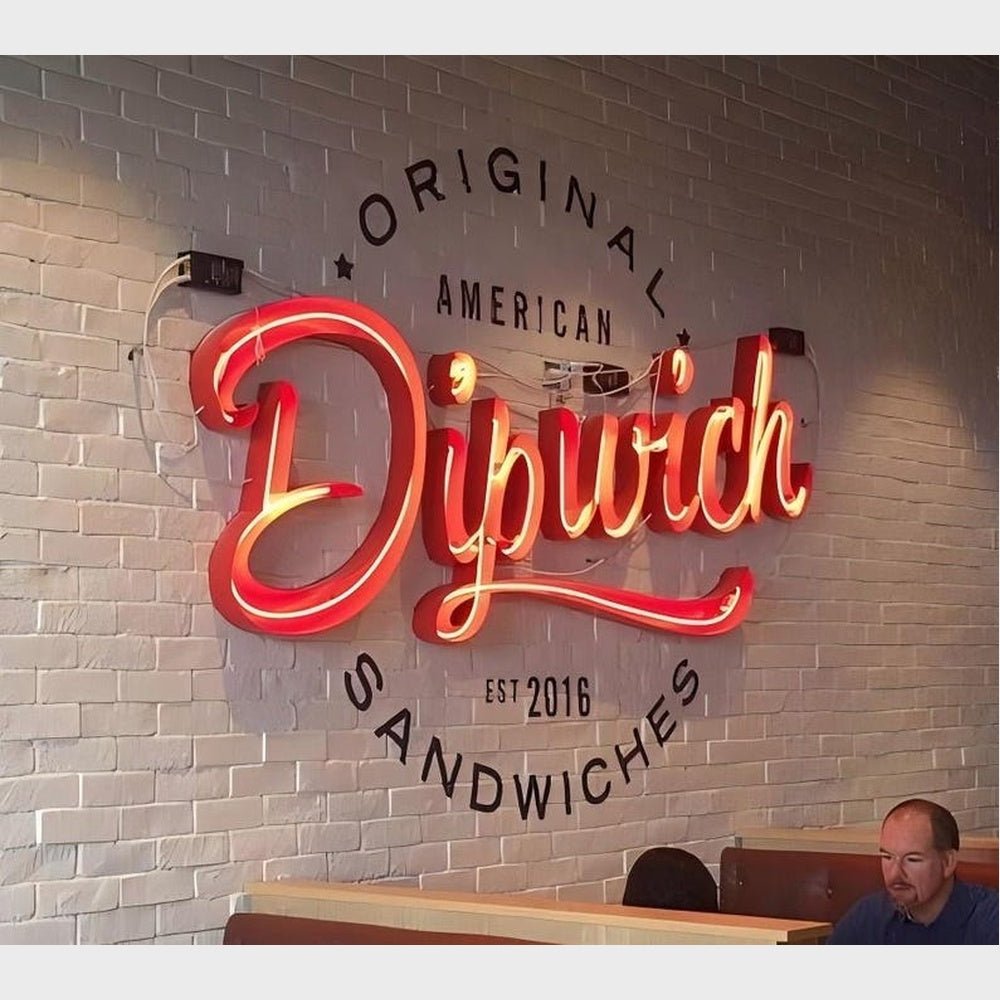 Dipwich 3D Frontlit Channel Letters Led Light Sign - Shineneon