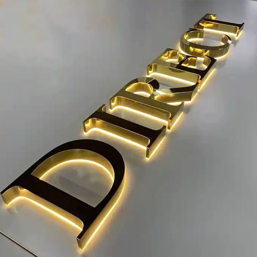 Direct 3D Backlit Channel Letters Led Light Sign - Shineneon