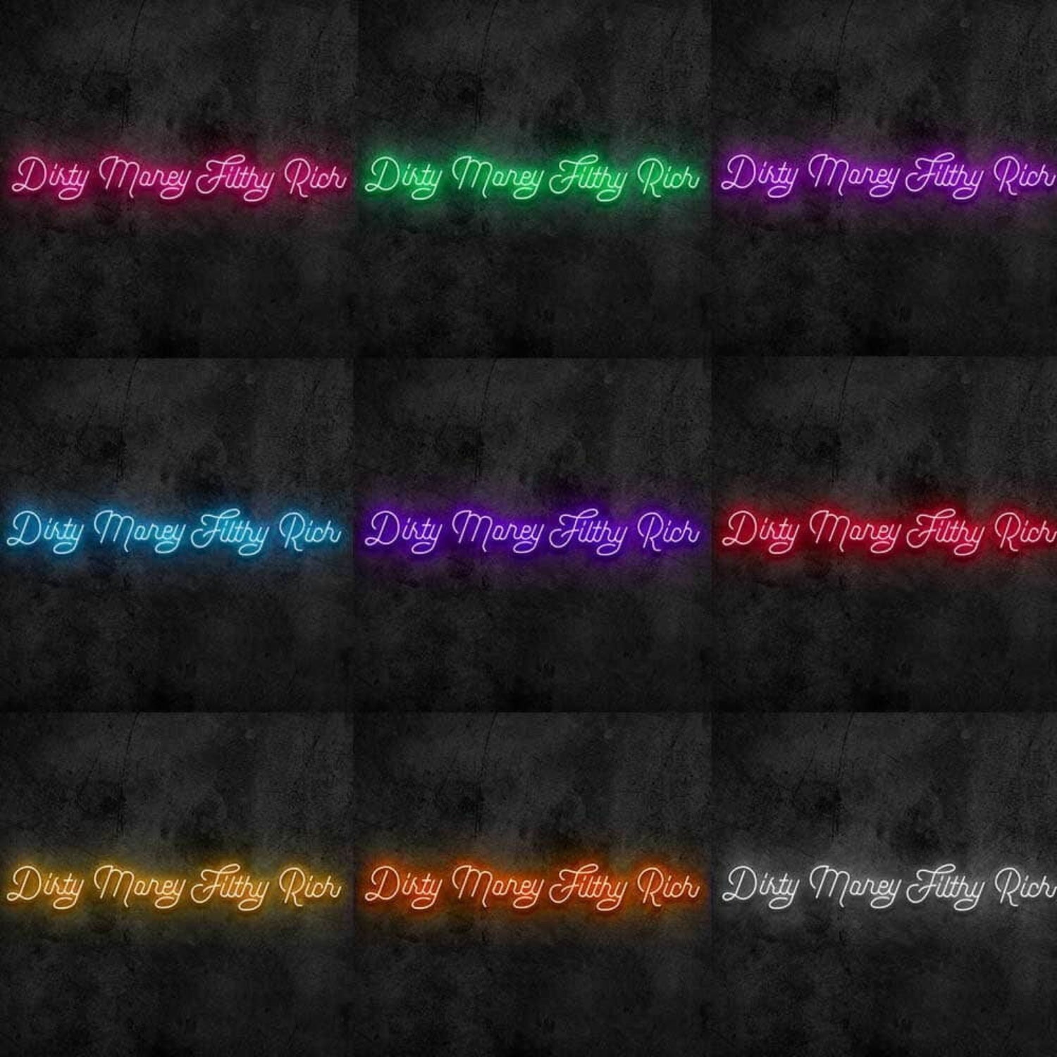 Dirty Money Led Neon Sign | Shineneon